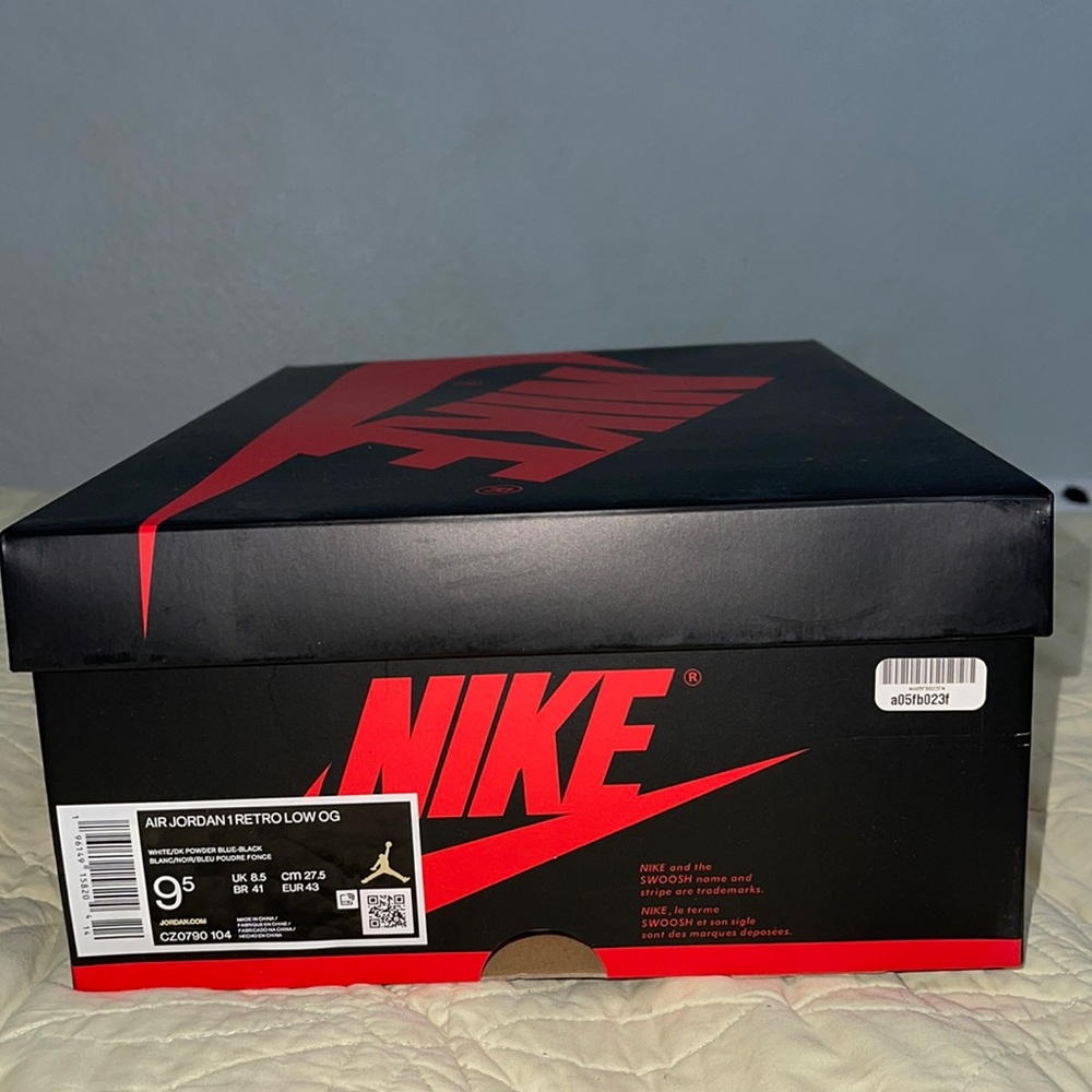Jordan 1 Low Powder blue “UNC”